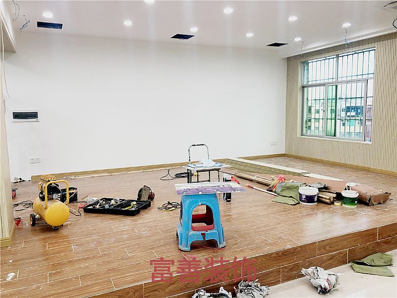 攀丹小學(xué)多功能廳裝修實景圖集